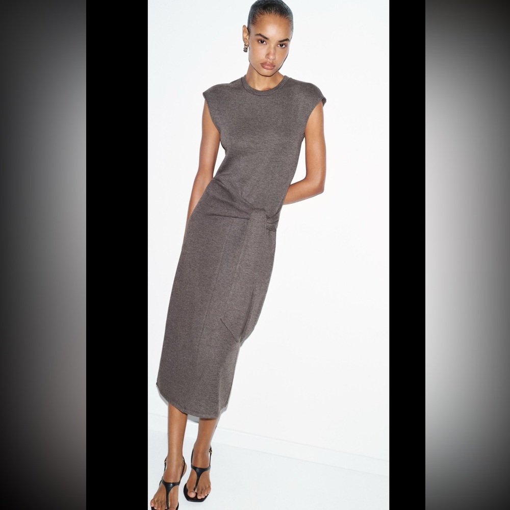 NWT Zara Soft Knotted Dress